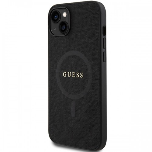 Guess GUHMP15MPSAHMCK iPhone 15 Plus 6.7" czarny|black hardcase Saffiano MagSafe image 2