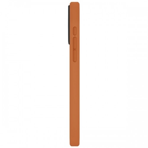 UNIQ etui Lino Hue iPhone 15 Pro Max 6.7" Magclick Charging pomarańczowy|sunset orange image 2