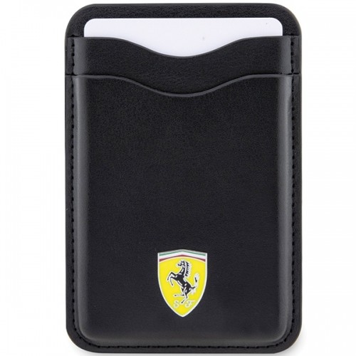 Ferrari Wallet Card Slot FEWCMRSIK czarny|black MagSafe Leather 2023 Collection image 2