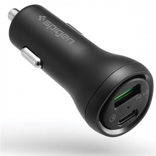 Ładowarka sam. Spigen F31QC Steadiboost PD27W 1xUSB-C 1xUSB-A czarna|black 000CP25597 image 2