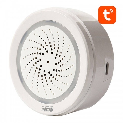 Smart Alarm Siren WiFi NEO NAS-AB02WT with Humidity Temperature Sensor TUYA image 2