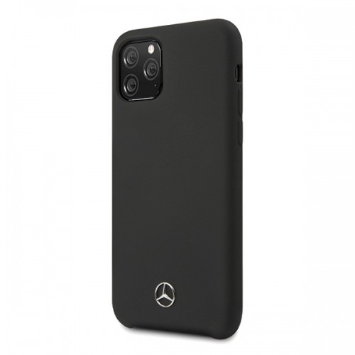 Mercedes MEHCN58SILBK iPhone 11 Pro hardcase czarny|black Silicone Line image 2