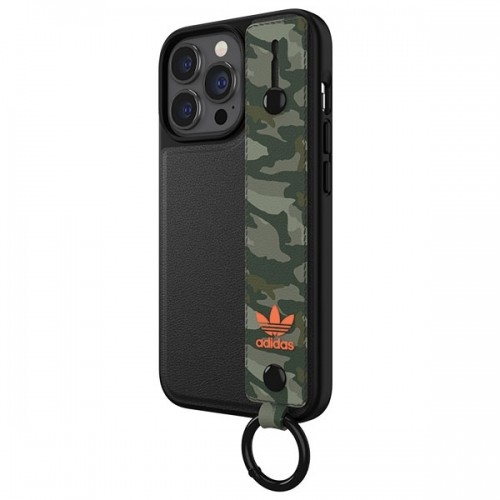 Adidas OR Hand Strap Case iPhone 13 Pro |13 6,1" czarno-zielony|black-green 47111 image 2