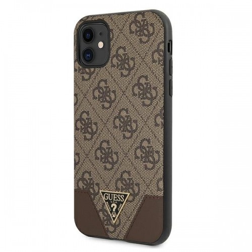 Guess 4G Triangle Collection - Etui iPhone 11 (brązowy) image 2