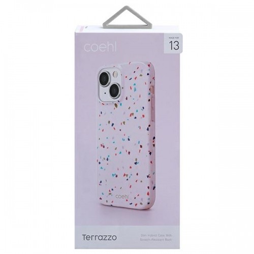 UNIQ etui Coehl Terrazzo iPhone 13 6,1" różowy|blush pink image 2