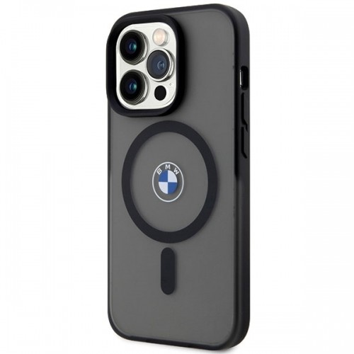 Etui BMW BMHMP14LDSLK iPhone 14 Pro 6.1" czarny|black hardcase Signature MagSafe image 2