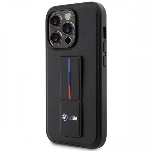 Etui BMW BMHCP14L22GSLK iPhone 14 Pro 6.1" czarny|black hardcase Grip Hot Stamp image 2