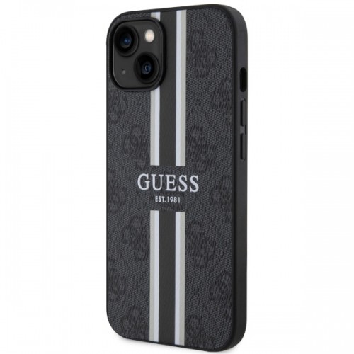 Guess GUHMP14MP4RPSK iPhone 14 Plus 6,7" czarny|black hardcase 4G Printed Stripes MagSafe image 2