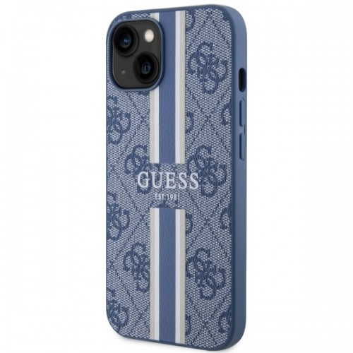 Guess GUHMP14MP4RPSB iPhone 14 Plus 6,7" niebieski|blue hardcase 4G Printed Stripes MagSafe image 2
