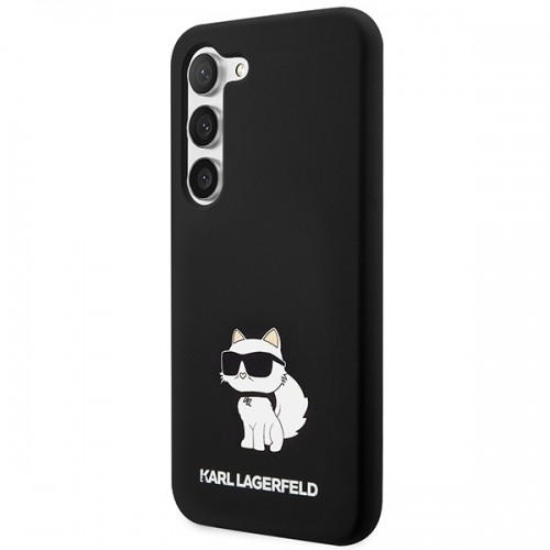 Karl Lagerfeld KLHCS23SSNCHBCK S23 S911 hardcase czarny|black Silicone Choupette image 2