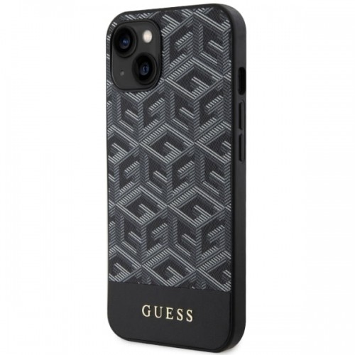 Guess GUHMP14MHGCFSEK iPhone 14 Plus 6.7" czarny|black hardcase GCube Stripes MagSafe image 2