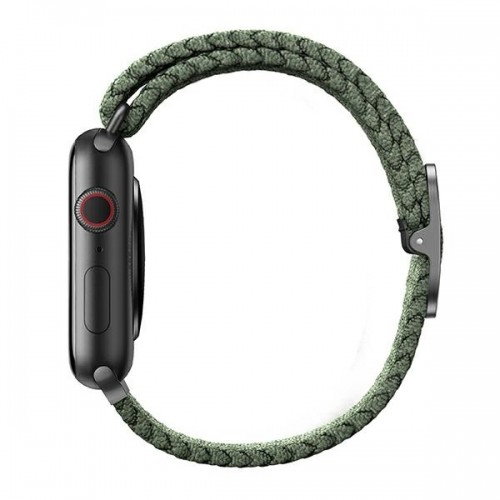 UNIQ pasek Aspen Apple Watch 44|42|45|49 mm Series 4|5|6|7|8|SE|SE2|Ultra Braided zielony|cypress green image 2