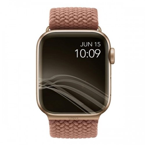 UNIQ pasek Aspen Apple Watch 44|42|45|49 mm Series 4|5|6|7|8|SE|SE2|Ultra Braided różowy|grapefruit pink image 2