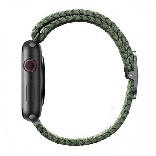 UNIQ pasek Aspen Apple Watch 40|38|41mm Series 4|5|6|7|8|SE|SE2 Braided zielony|cypress green image 2