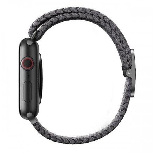 UNIQ pasek Aspen Apple Watch 40|38|41mm Series 4|5|6|7|8|SE|SE2 Braided szary|granite grey image 2