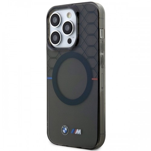 Etui BMW BMHMP14XHGPK iPhone 14 Pro Max 6.7" szary|grey hardcase Pattern MagSafe image 2