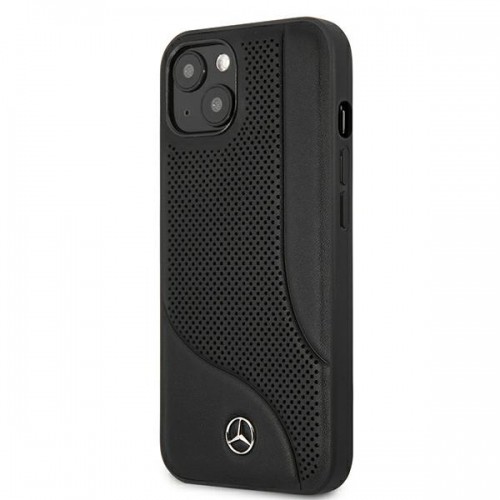 Mercedes MEHCP13SCDOBK iPhone 13 mini 5,4" czarny|black hardcase Leather Perforated Area image 2