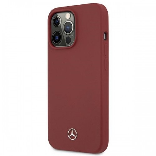 Mercedes MEHCP13LSILRE iPhone 13 Pro | 13 6,1" czerwony|red hardcase Silicone Line image 2