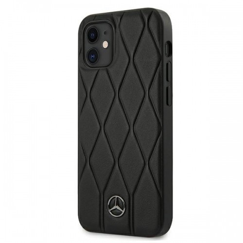 Mercedes MEHCP12SMULBK iPhone 12 mini 5,4" czarny|black hardcase Wave Line image 2