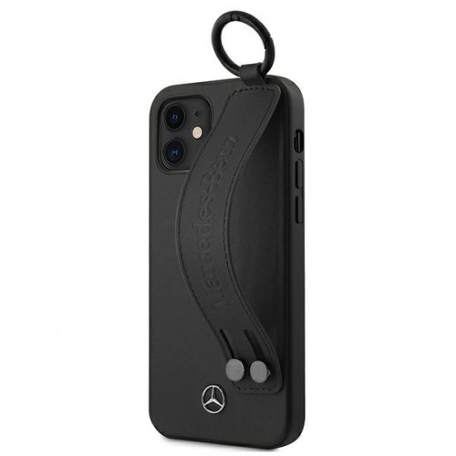 Mercedes MEHCP12SLSSBK iPhone 12 mini 5,4" czarny|black hardcase Strap Line image 2