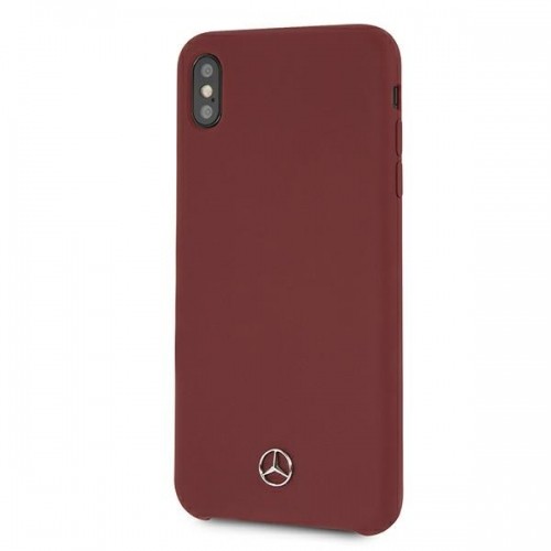 Mercedes MEHCI65SILRE iPhone Xs Max czerwony|red hardcase Silicone Line image 2