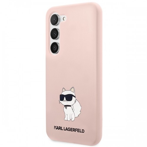 Karl Lagerfeld KLHCS23MSNCHBCP S23+ S916 hardcase różowy|pink Silicone Choupette image 2