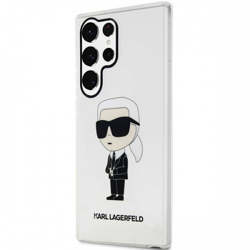 Karl Lagerfeld KLHCS23LHNIKTCT S23 Ultra S918 transparent hardcase Ikonik Karl Lagerfeld image 2