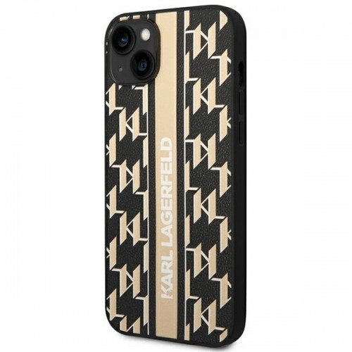 Karl Lagerfeld KLHCP14MPGKLSKW iPhone 14 Plus 6,7" hardcase brązowy|brown Monogram Stripe image 2