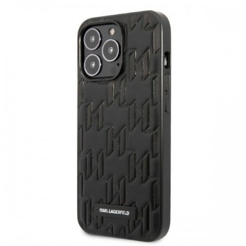 Karl Lagerfeld KLHCP13XMNMP1K iPhone 13 Pro Max 6,7" hardcase czarny|black Monogram Plaque image 2