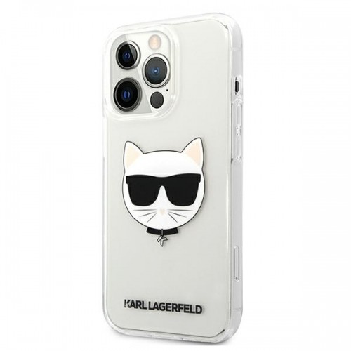Karl Lagerfeld KLHCP13XCTR iPhone 13 Pro Max 6,7" hardcase transparent Choupette Head image 2
