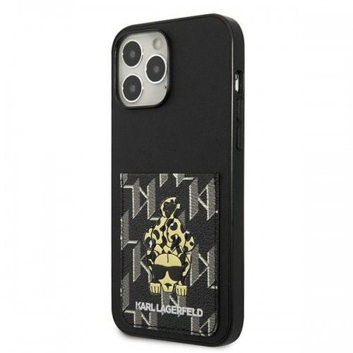 Karl Lagerfeld KLHCP13XCANCNK iPhone 13 Pro Max 6,7" hardcase czarny|black Karlimals Cardslot image 2