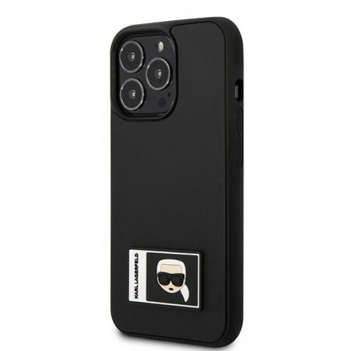 Karl Lagerfeld KLHCP13X3DKPK iPhone 13 Pro Max 6,7" czarny|black hardcase Ikonik Patch image 2