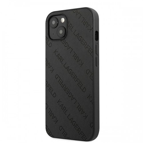 Karl Lagerfeld KLHCP13SPTLK iPhone 13 mini 5,4" hardcase czarny|black Perforated Allover image 2