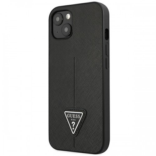 Guess GUHCP14MPSATLK iPhone 14 Plus 6,7" czarny|black hardcase SaffianoTriangle Logo image 2