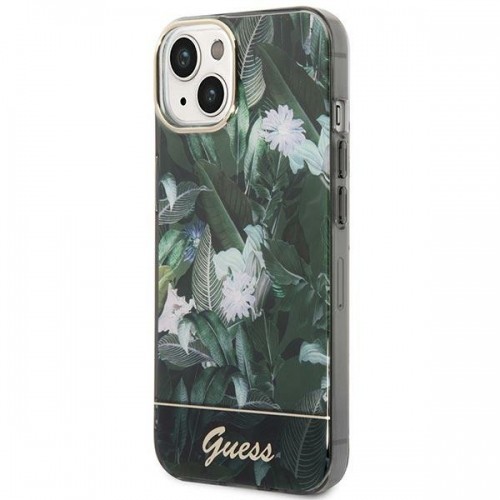 Guess GUHCP14MHGJGHA iPhone 14 Plus 6,7" zielony|green hardcase Jungle Collection image 2