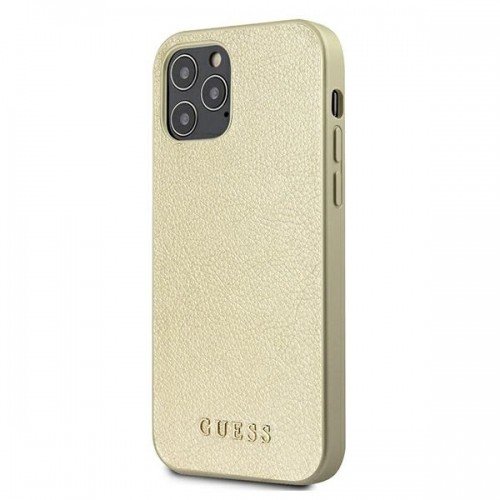 Guess GUHCP12LIGLGO iPhone 12 Pro Max 6,7" złoty|gold hardcase Iridescent image 2