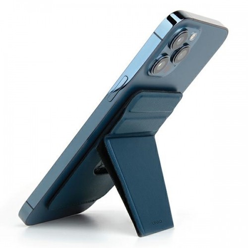 UNIQ Lyft magnetyczny stojak na telefon snap-on stand and card holder niebieski|blue image 2