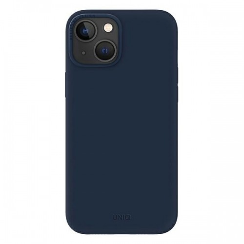 UNIQ etui Lino iPhone 14 Plus 6,7" niebieski|marine blue image 2