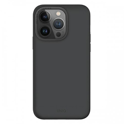 UNIQ etui Lino Hue iPhone 14 Pro 6,1" Magclick Charging szary|charcoal grey image 2