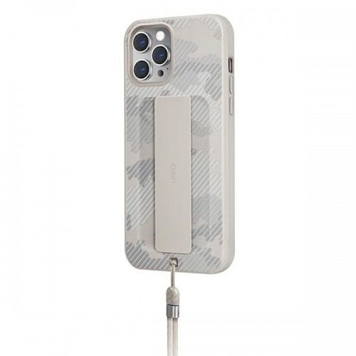 UNIQ etui Heldro iPhone 12 Pro Max 6,7" beżowy moro|ivory camo Antimicrobial image 2