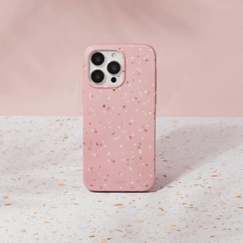 UNIQ etui Coehl Terrazzo iPhone 14 Pro Max 6,7" różowy|coral pink image 2