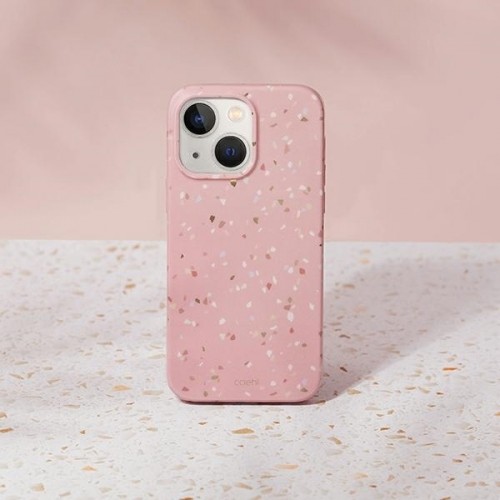 UNIQ etui Coehl Terrazzo iPhone 14 Plus 6,7" różowy|coral pink image 2