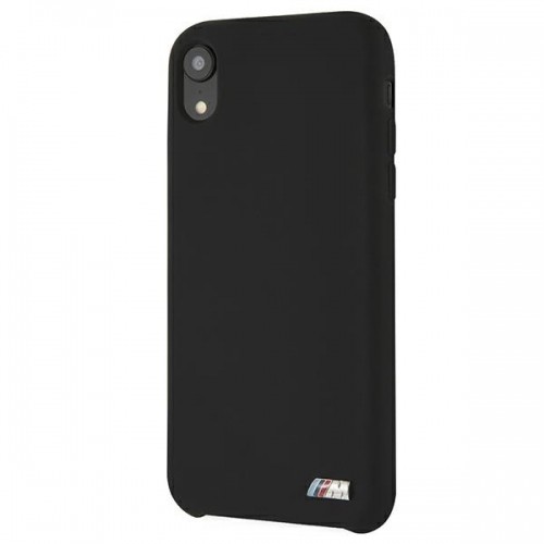 Original Case BMW Hardcase Silicone M Collection BMHCI61MSILBK  for Iphone XR Black image 2