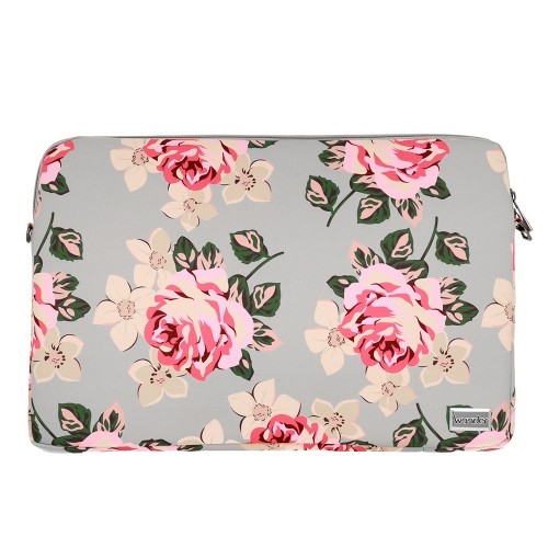 OEM Wonder Sleeve Laptop 17 inches grey and roses image 2