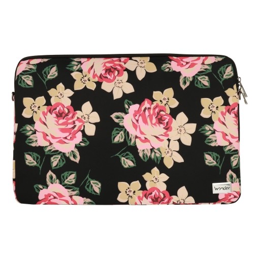 OEM Wonder Sleeve Laptop 15-16 inches black and roses image 2