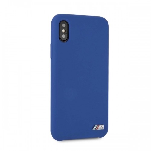 Original Case BMW Hardcase Silicone M Collection BMHCPXMSILNA for Iphone X|XS Blue image 2