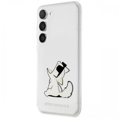 Karl Lagerfeld PC|TPU Choupette Eat Case for Samsung Galaxy S23 Transparent image 2