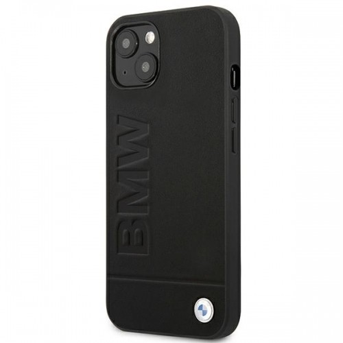 BMW Leather Hot Stamp Case for iPhone 14 Black image 2