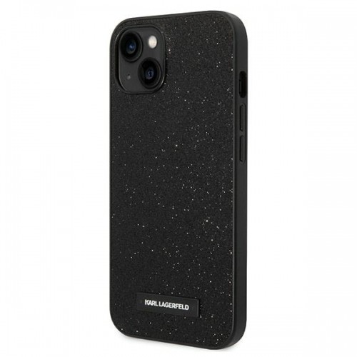 Karl Lagerfeld Glitter Plague Case for iPhone 14 Plus Black image 2