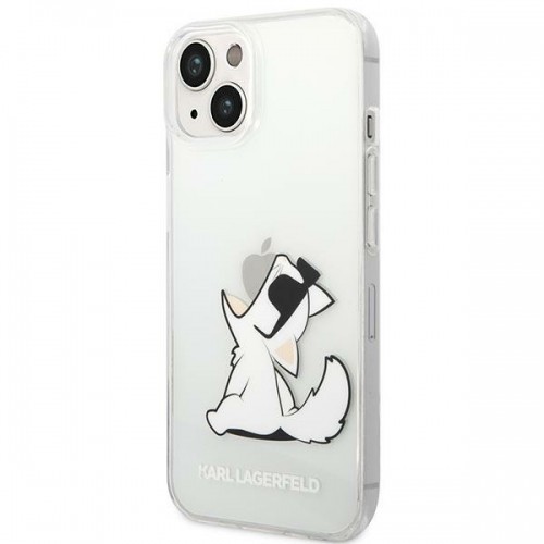 Karl Lagerfeld PC|TPU Choupette Eat Case for iPhone 14 Plus Transparent image 2